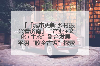 「城市更新 乡村振兴看济南」“产业+文化+生态”融合发展 平阴“胶乡古镇”探索振兴路径成效显著