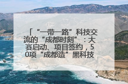 “一带一路”科技交流的“成都时刻”：大赛启动、项目签约，50项“成都造”黑科技吸引多国客商