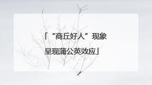 “商丘好人”现象呈现蒲公英效应