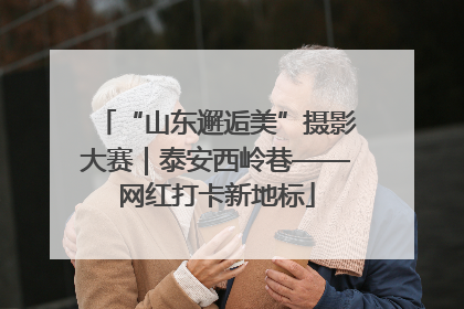 “山东邂逅美”摄影大赛｜泰安西岭巷——网红打卡新地标