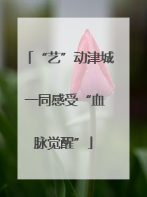 “艺”动津城 一同感受“血脉觉醒”