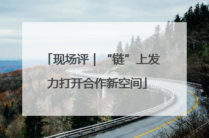现场评｜“链”上发力打开合作新空间
