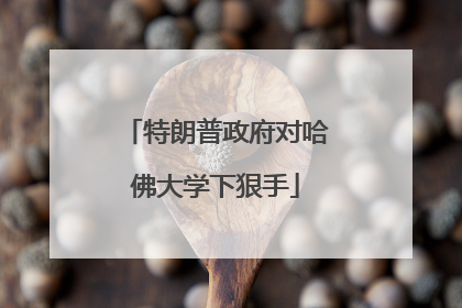 特朗普政府对哈佛大学下狠手