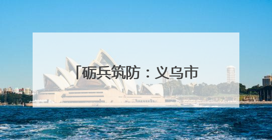 砺兵筑防：义乌市开展全链条防汛防台综合应急演练