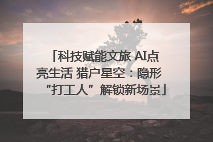 科技赋能文旅 AI点亮生活 猎户星空：隐形“打工人”解锁新场景