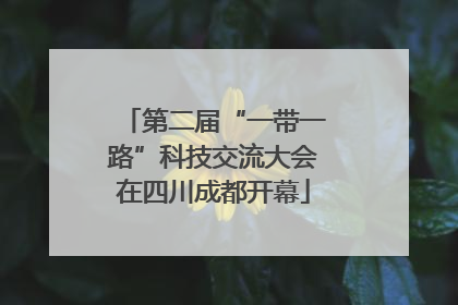 第二届“一带一路”科技交流大会在四川成都开幕