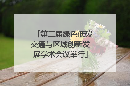第二届绿色低碳交通与区域创新发展学术会议举行