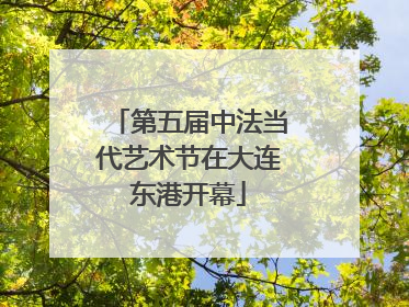 第五届中法当代艺术节在大连东港开幕