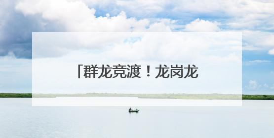 群龙竞渡！龙岗龙舟邀请赛现场超“燃”！_深圳新闻网