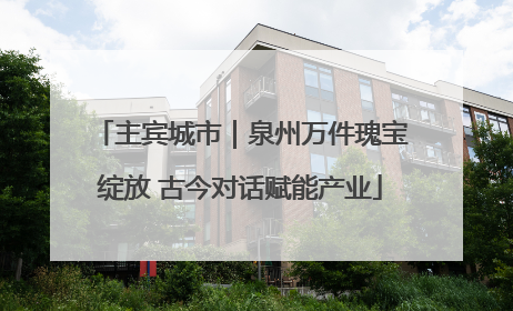 主宾城市｜泉州万件瑰宝绽放 古今对话赋能产业