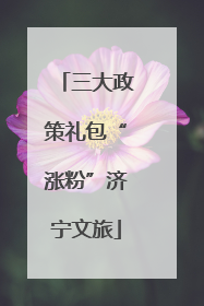 三大政策礼包“涨粉”济宁文旅