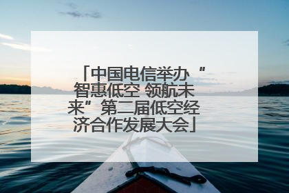 中国电信举办“智惠低空 领航未来”第二届低空经济合作发展大会