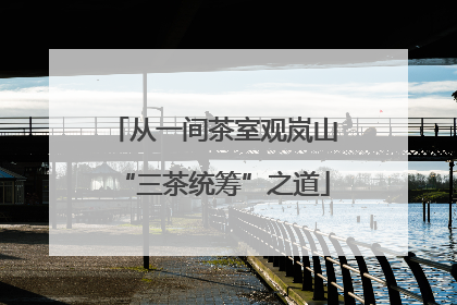 从一间茶室观岚山“三茶统筹”之道