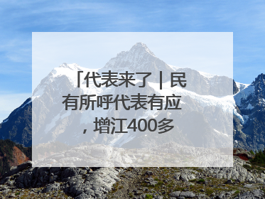 代表来了｜民有所呼代表有应，增江400多年古码头焕新