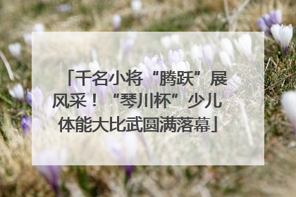 千名小将“腾跃”展风采！“琴川杯”少儿体能大比武圆满落幕