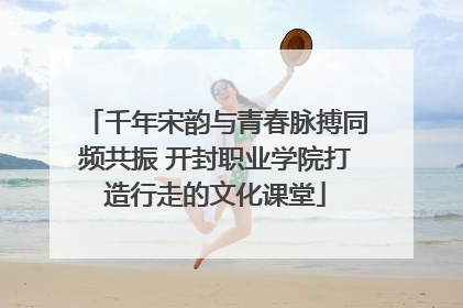 千年宋韵与青春脉搏同频共振 开封职业学院打造行走的文化课堂