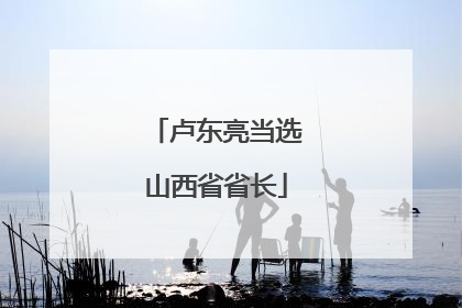 卢东亮当选山西省省长