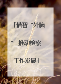 借智“外脑” 推动检察工作发展