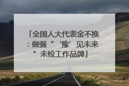 全国人大代表金不换：做强“‘豫’见未来”未检工作品牌