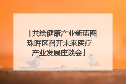 共绘健康产业新蓝图 珠晖区召开未来医疗产业发展座谈会