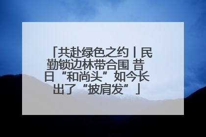 共赴绿色之约丨民勤锁边林带合围 昔日“和尚头”如今长出了“披肩发”