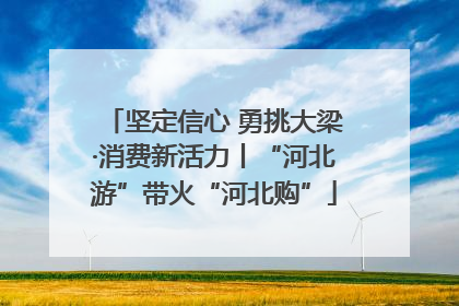 坚定信心 勇挑大梁·消费新活力丨“河北游”带火“河北购”