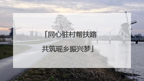 同心驻村帮扶路 共筑瑶乡振兴梦