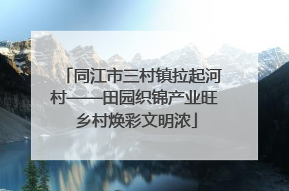 同江市三村镇拉起河村——田园织锦产业旺 乡村焕彩文明浓
