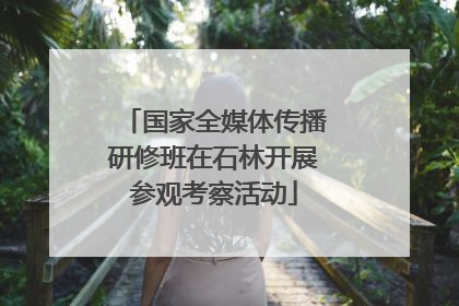 国家全媒体传播研修班在石林开展参观考察活动