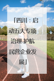 四川：启动五大专项治理 护航民营企业发展