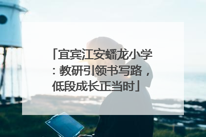宜宾江安蟠龙小学：教研引领书写路，低段成长正当时