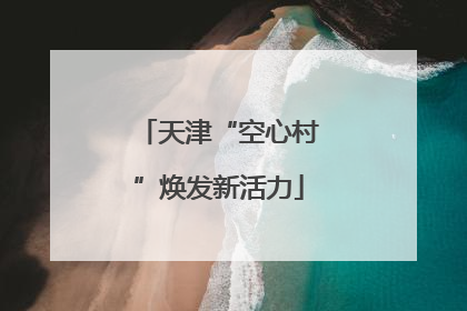 天津“空心村”焕发新活力