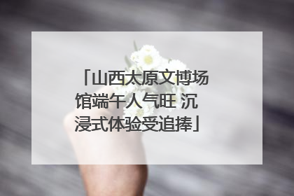 山西太原文博场馆端午人气旺 沉浸式体验受追捧
