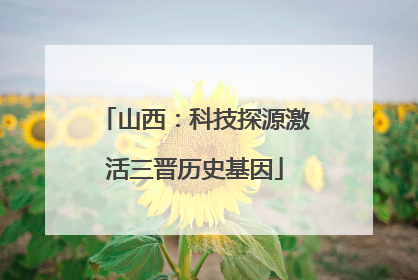 山西：科技探源激活三晋历史基因
