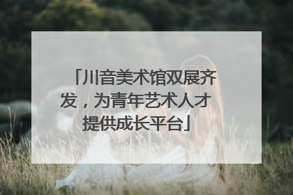 川音美术馆双展齐发，为青年艺术人才提供成长平台