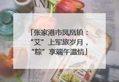 张家港市凤凰镇：“艾”上军旅岁月，“粽”享端午温情