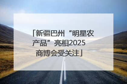 新疆巴州“明星农产品”亮相2025商博会受关注