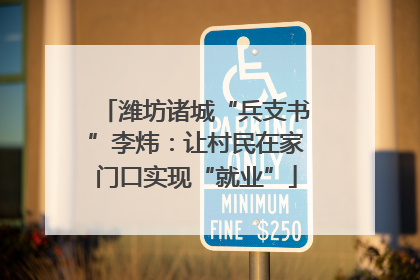 潍坊诸城“兵支书”李炜：让村民在家门口实现“就业”