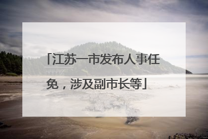 江苏一市发布人事任免，涉及副市长等