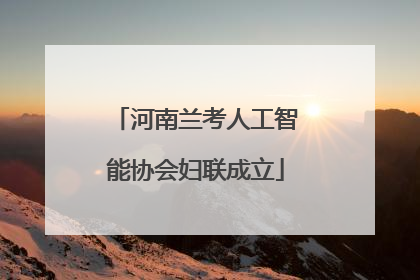 河南兰考人工智能协会妇联成立