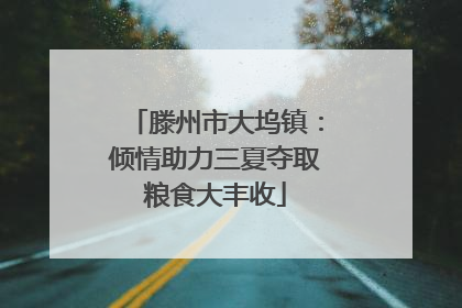 滕州市大坞镇：倾情助力三夏夺取粮食大丰收