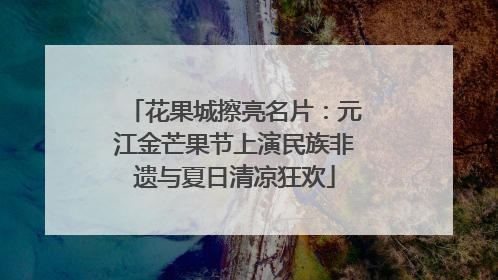 花果城擦亮名片：元江金芒果节上演民族非遗与夏日清凉狂欢