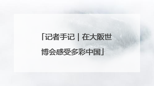 记者手记｜在大阪世博会感受多彩中国