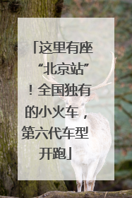 这里有座“北京站”！全国独有的小火车，第六代车型开跑