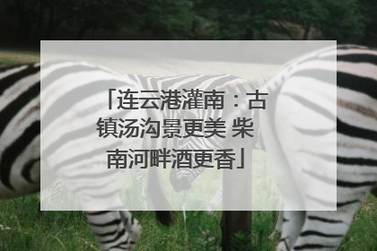 连云港灌南：古镇汤沟景更美 柴南河畔酒更香