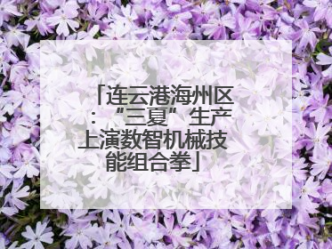 连云港海州区：“三夏”生产上演数智机械技能组合拳