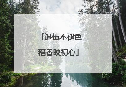 退伍不褪色 稻香映初心