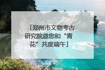郑州市文物考古研究院邀您和“青花”共度端午