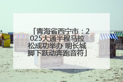 青海省西宁市：2025大通半程马拉松成功举办 明长城脚下跃动奔跑音符