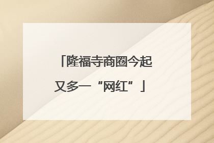 隆福寺商圈今起又多一“网红”